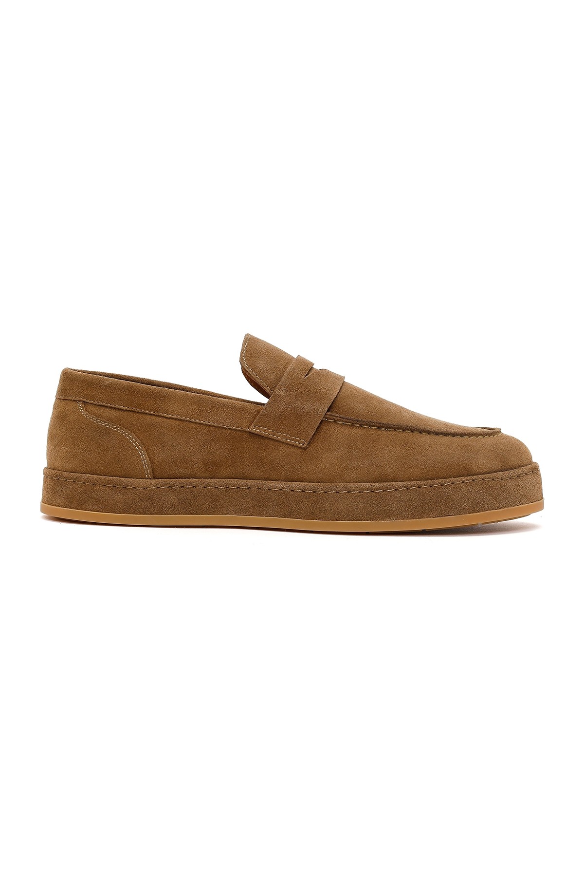 Derimod Erkek Taba Süet Deri Loafer 26SFD631010