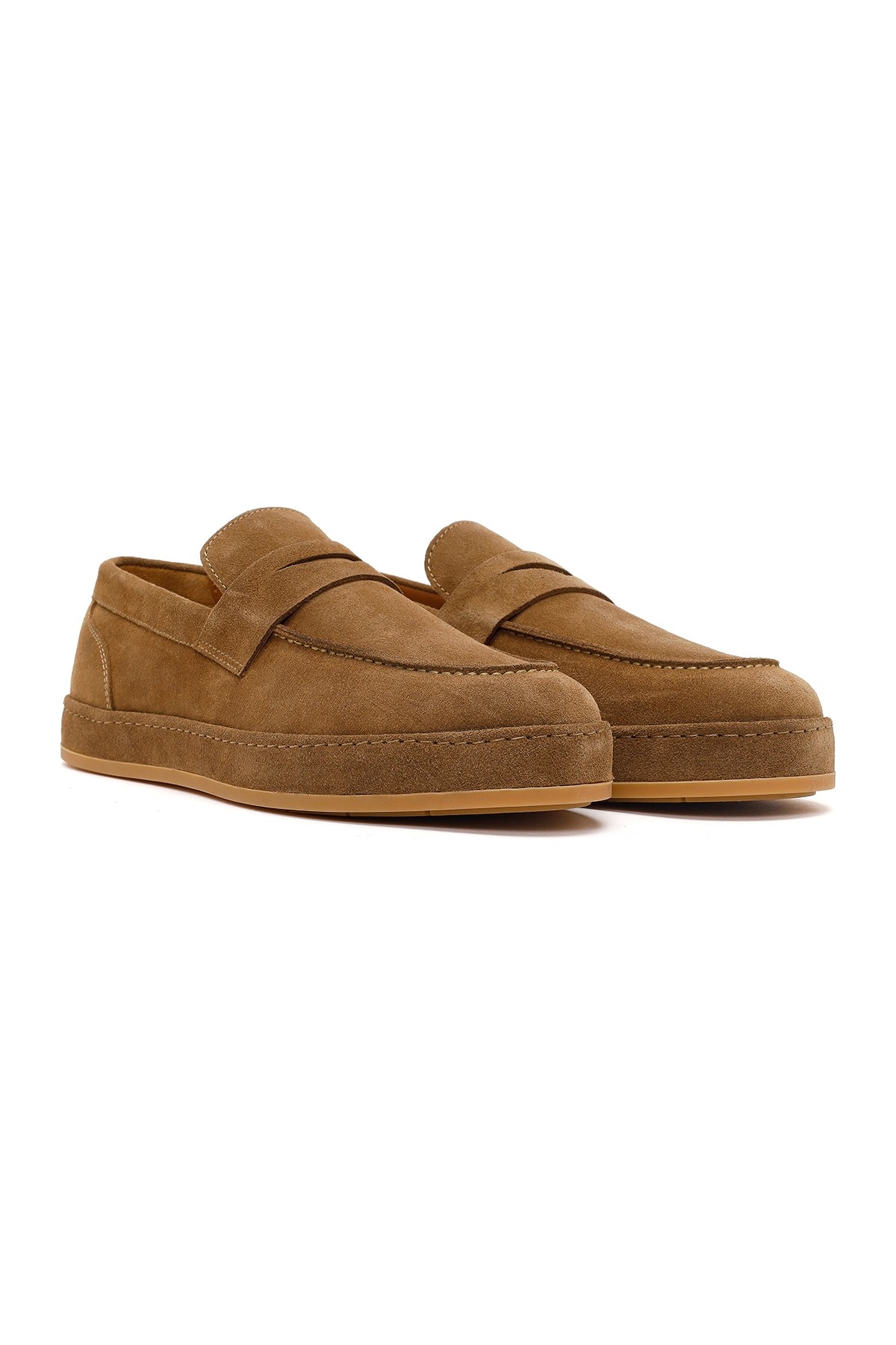 Derimod Erkek Taba Süet Deri Loafer 26SFD631010 görsel 2