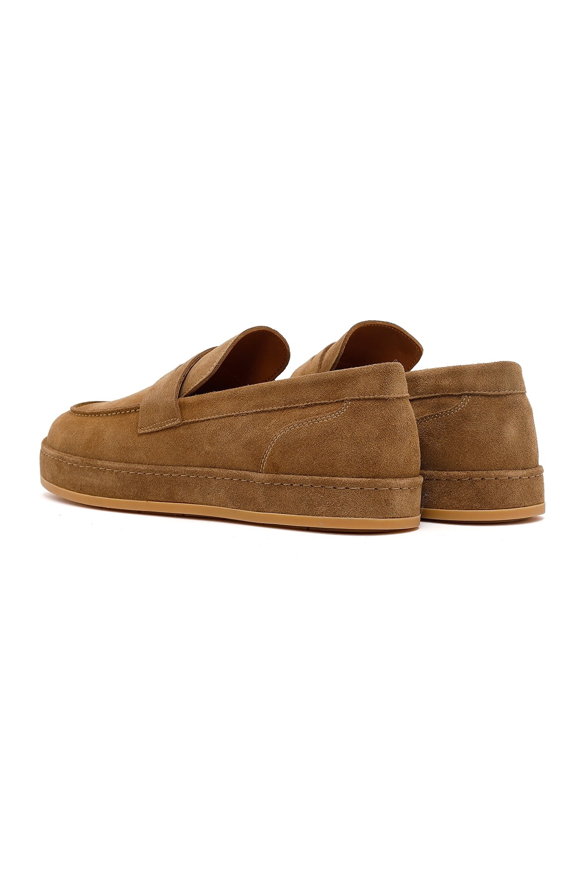 Derimod Erkek Taba Süet Deri Loafer 26SFD631010 görsel 6