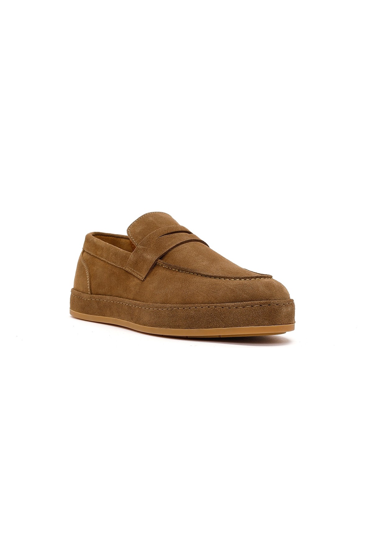 Derimod Erkek Taba Süet Deri Loafer 26SFD631010 görsel 7