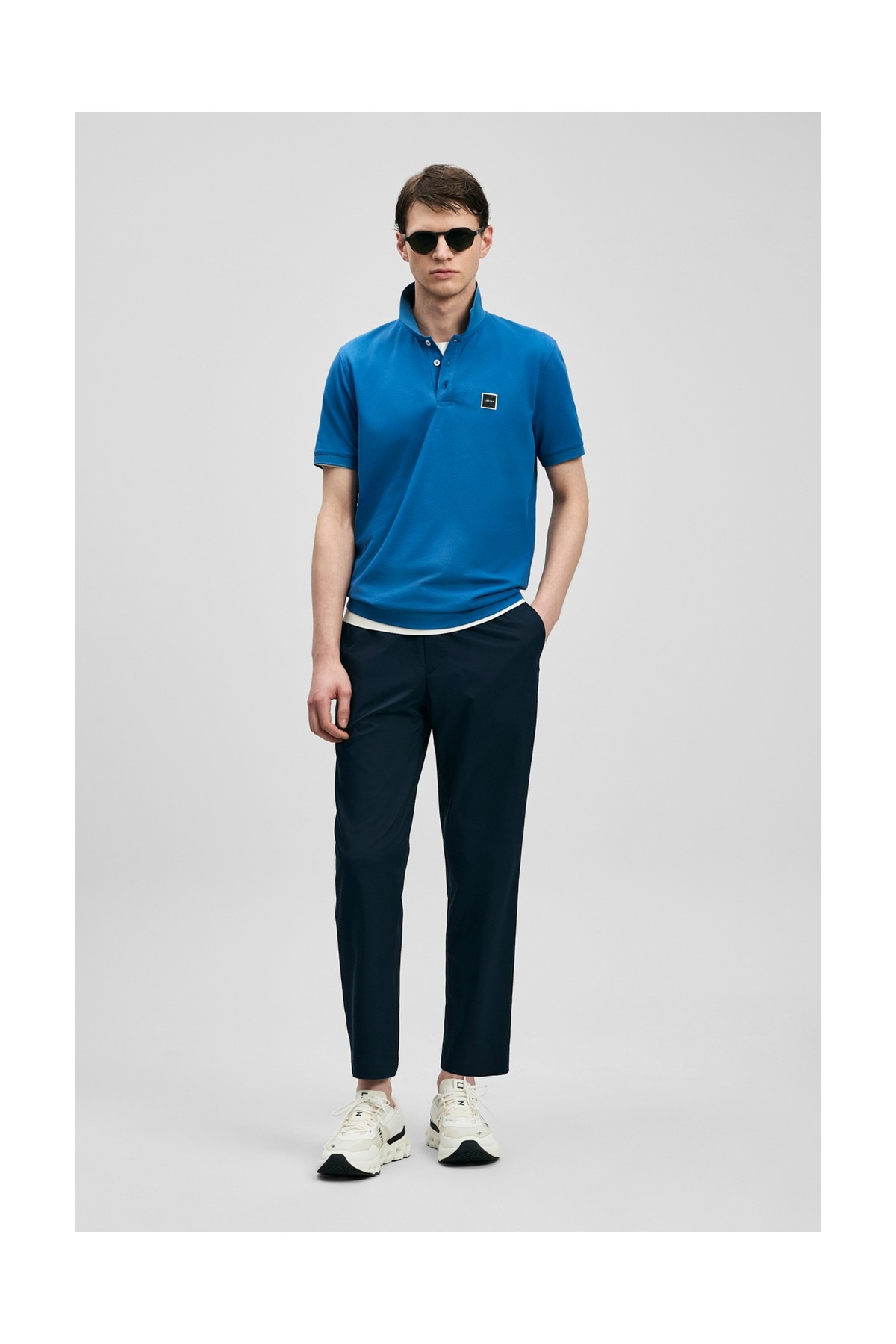 Lufian Carter Smart Erkek Polo Tişört Kırık Beyaz görsel 8