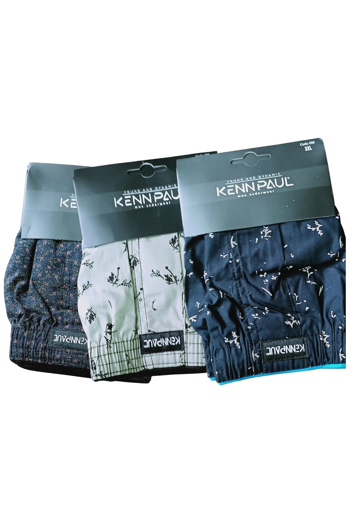 Kenn Paul Kenpaul Desenli Poplin Erkek Boxer 6 Adet görsel 3