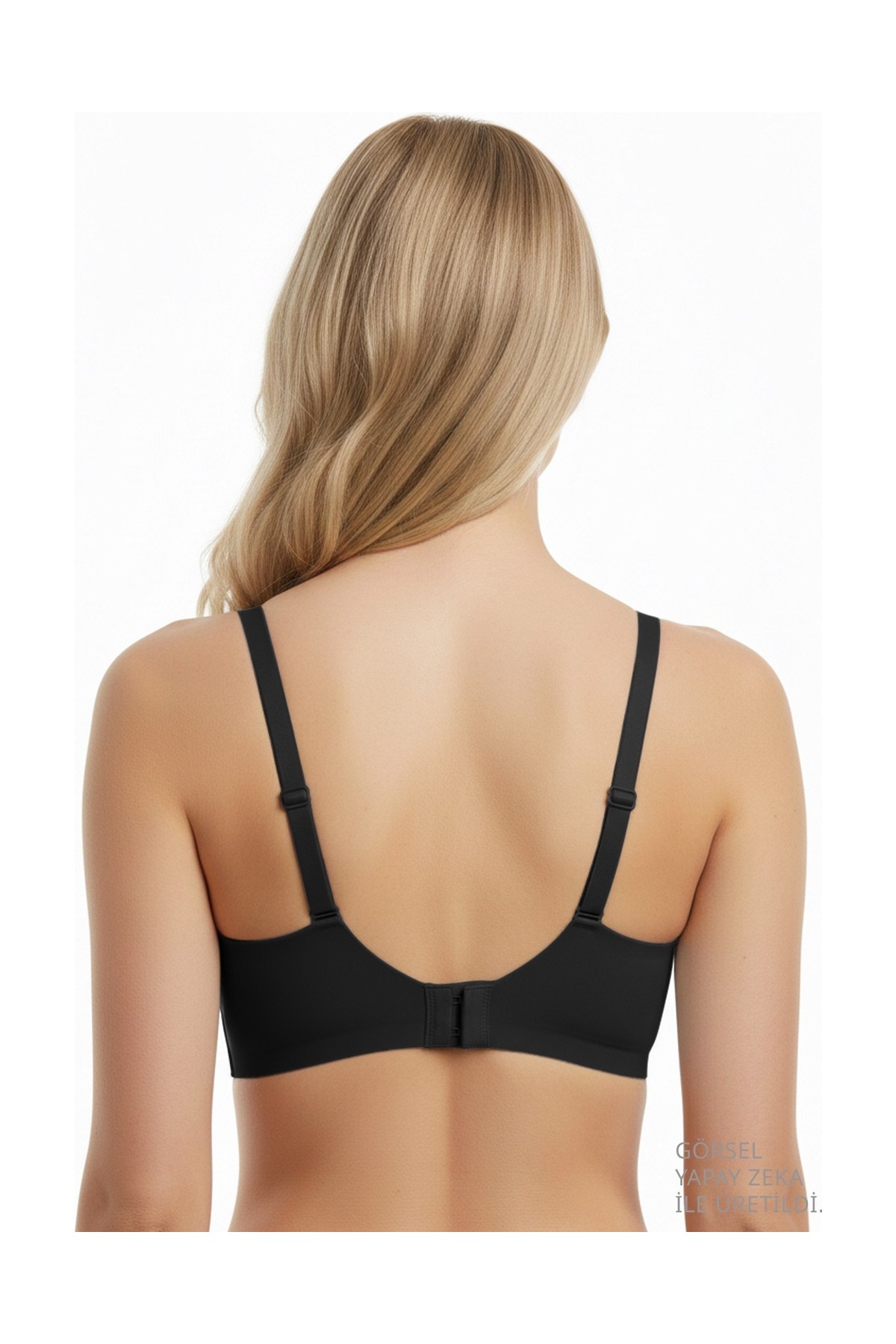 Cottonhill Seamless Bra - Touch | Kahverengi Lazer Kesim Dikişsiz Tül ve Dalga Detaylı Balensiz Kadın Sütyen görsel 6