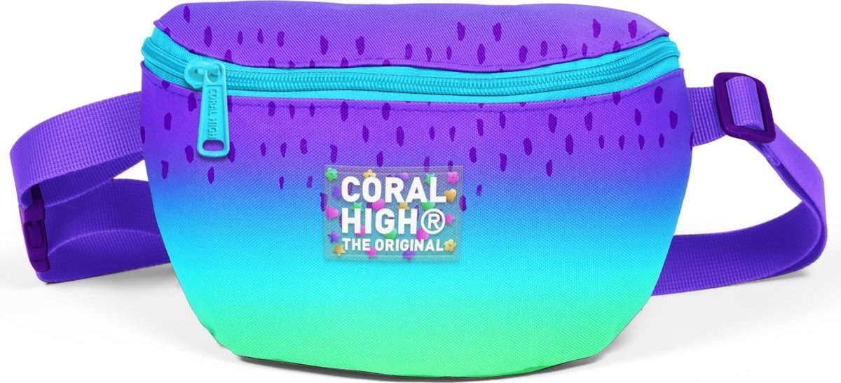 Coral High Mor Lila Renk Geçişli Bel Çantası 11545