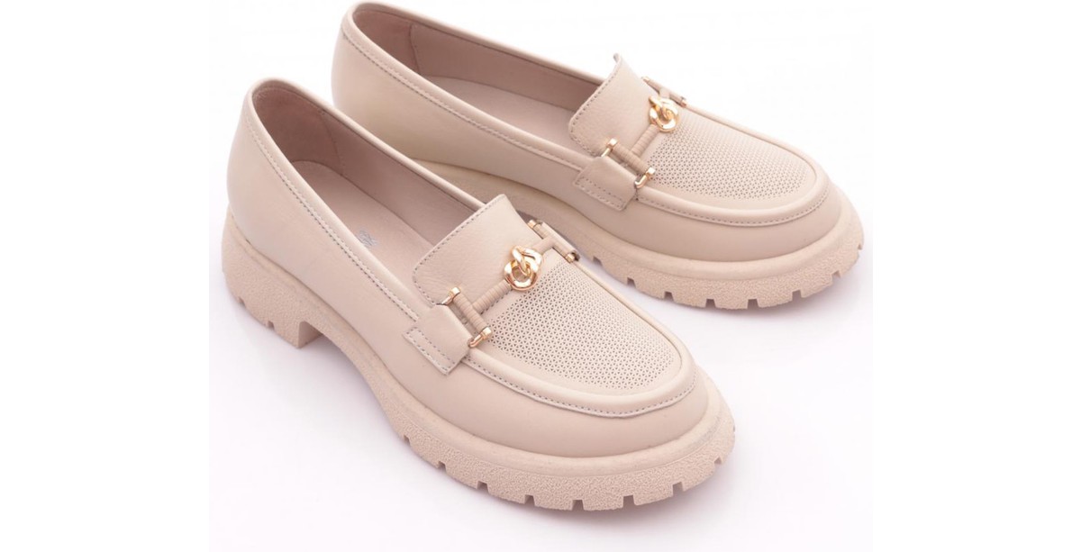 DGN 4269 Kadin Aksesuarli Loafer Ayakkabi görsel 6