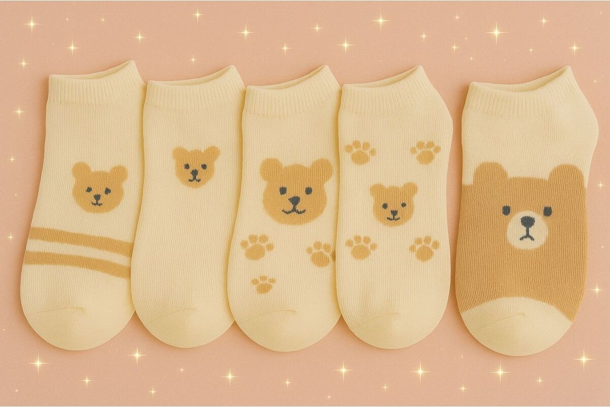 Black Arden Socks Çizgili Desenli Erkek Çocuk Patik Seti 5'li Okul Günlük Mevsimlik görsel 6