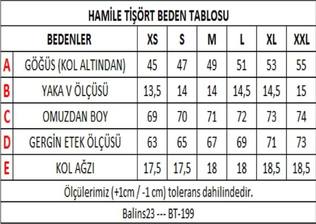 Balins Hamile Viskon Tişört Beyaz Esnek Yapı ile Günlük Kullanım için Şık Görünüm görsel 4