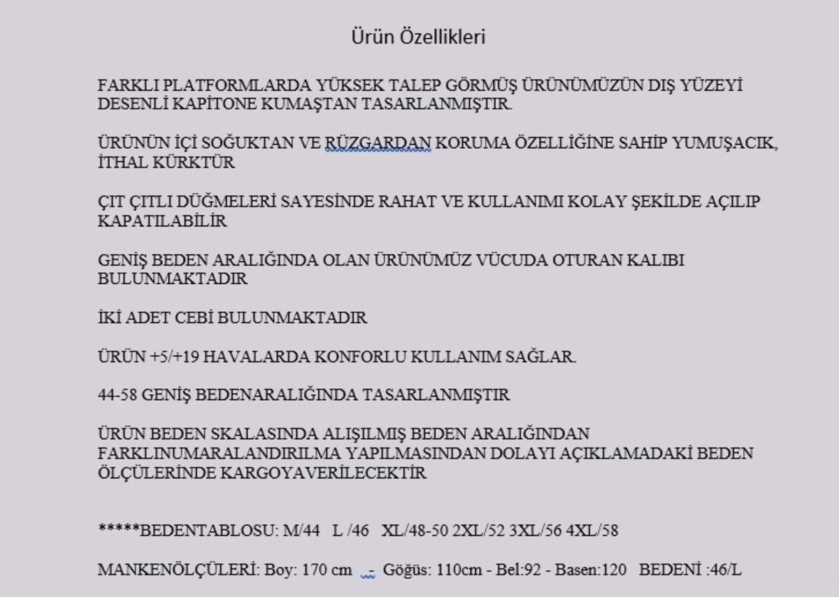 TUTveAL Collection Suya Dayanıklı,ithal Yumuşak Kürklü , Büyük Beden Kapitone Mont, Desenli ,bordo görsel 5
