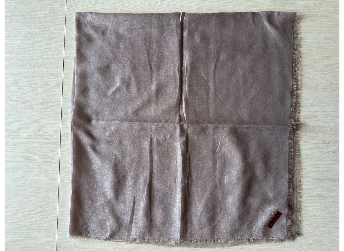 Bonjela Jakarlı Çiçek Desenli Eşarp, Hafif, Kaymaz, Modern Tesettür Eşarp 100 x 100 cm görsel 4