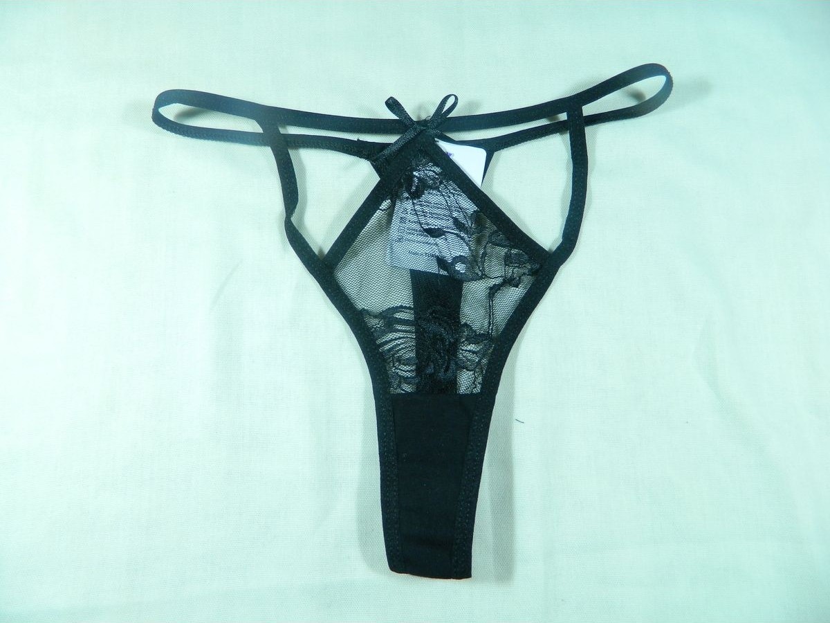 Belirtilmemiş Ef Dk Fantazi Özel Bölgesi Üçgen Dantel Seksi Külot Tanga görsel 2