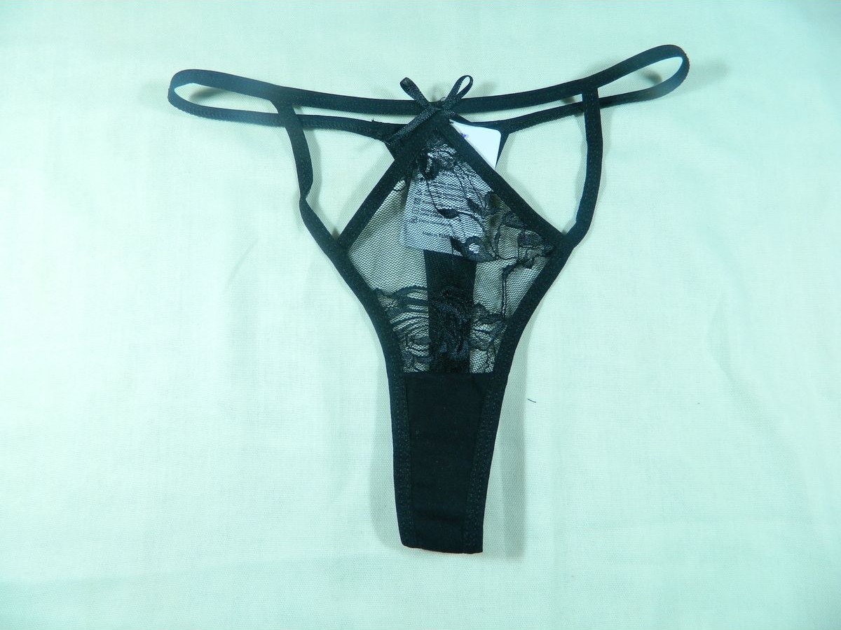 Belirtilmemiş Ef Dk Fantazi Özel Bölgesi Üçgen Dantel Seksi Külot Tanga görsel 3