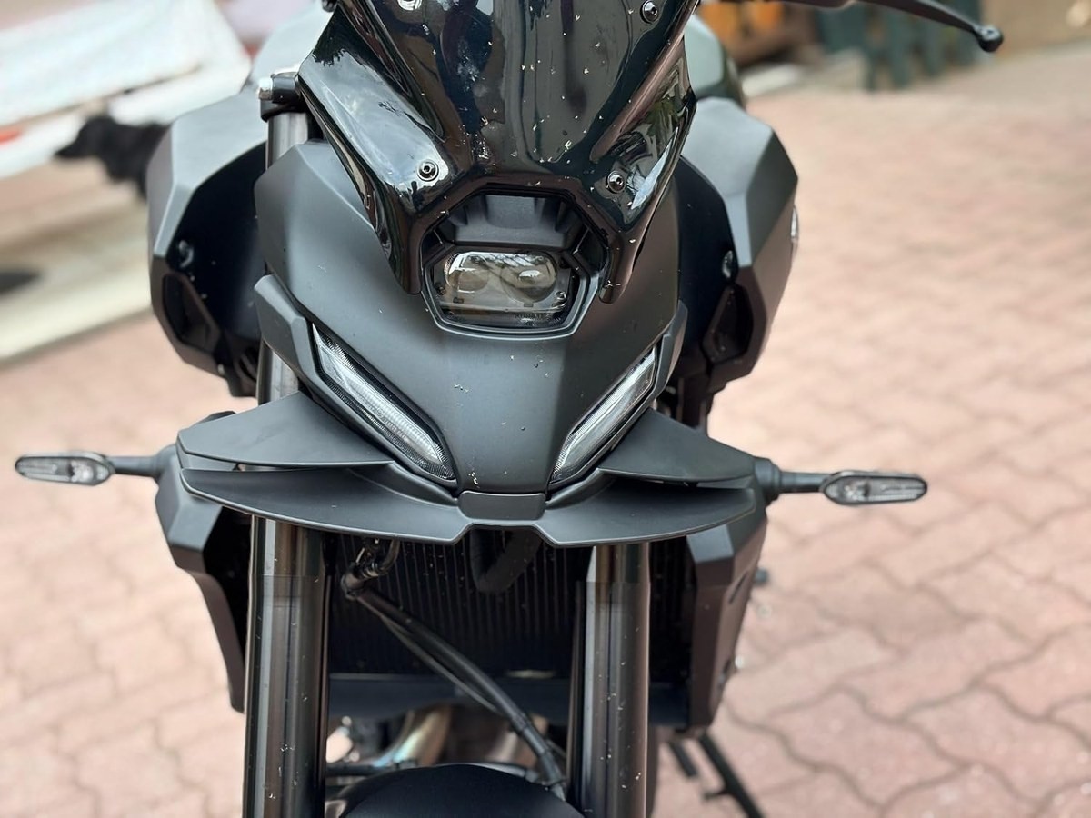 Ayrex Yamaha Mt-07 ile Uyumlu Ön Kanat, Mat Siyah, 2024-2025 Model, Kolay Montaj, Aerodinamik Tasar