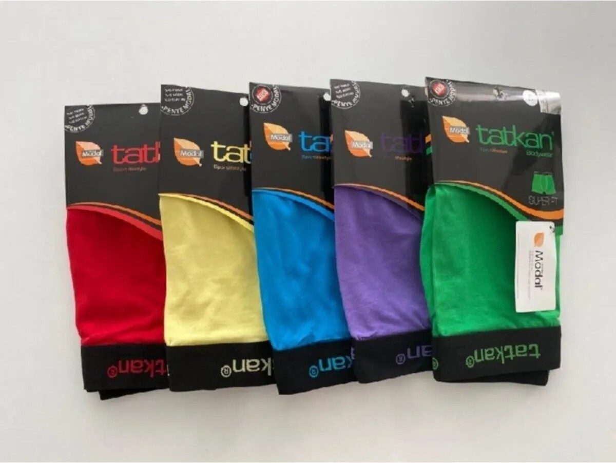 Tatkan Bodywear Tatkan 5'li Tatkan Erkek Modal Boxer