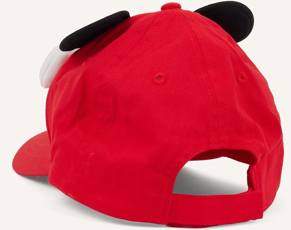 Esranın Dünyası Defacto Dısney Mickey & Minnie 3D 3D Pamuklu Cap Kırmızı Şapka Kız Çocuk G2786A826SM görsel 4