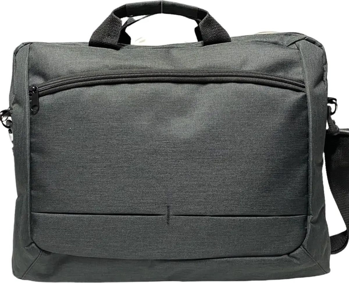 TechnoStation Techno Station Darbeye Karşı Korumalı 18,5 Inch Laptop Evrak Çantası Gri Bilgisayar Taşıma Çantası görsel 3