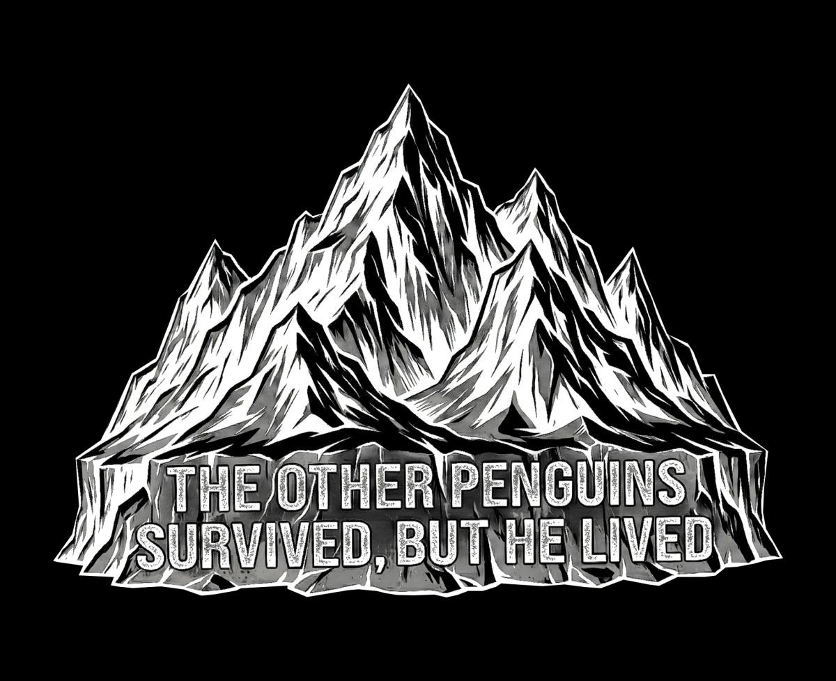 Fantastik Store Erkek T-Shirt Nihilist Penguen Baskılı Bisiklet Yaka Kısa Kol Yazlık Tişört - Siyah görsel 4