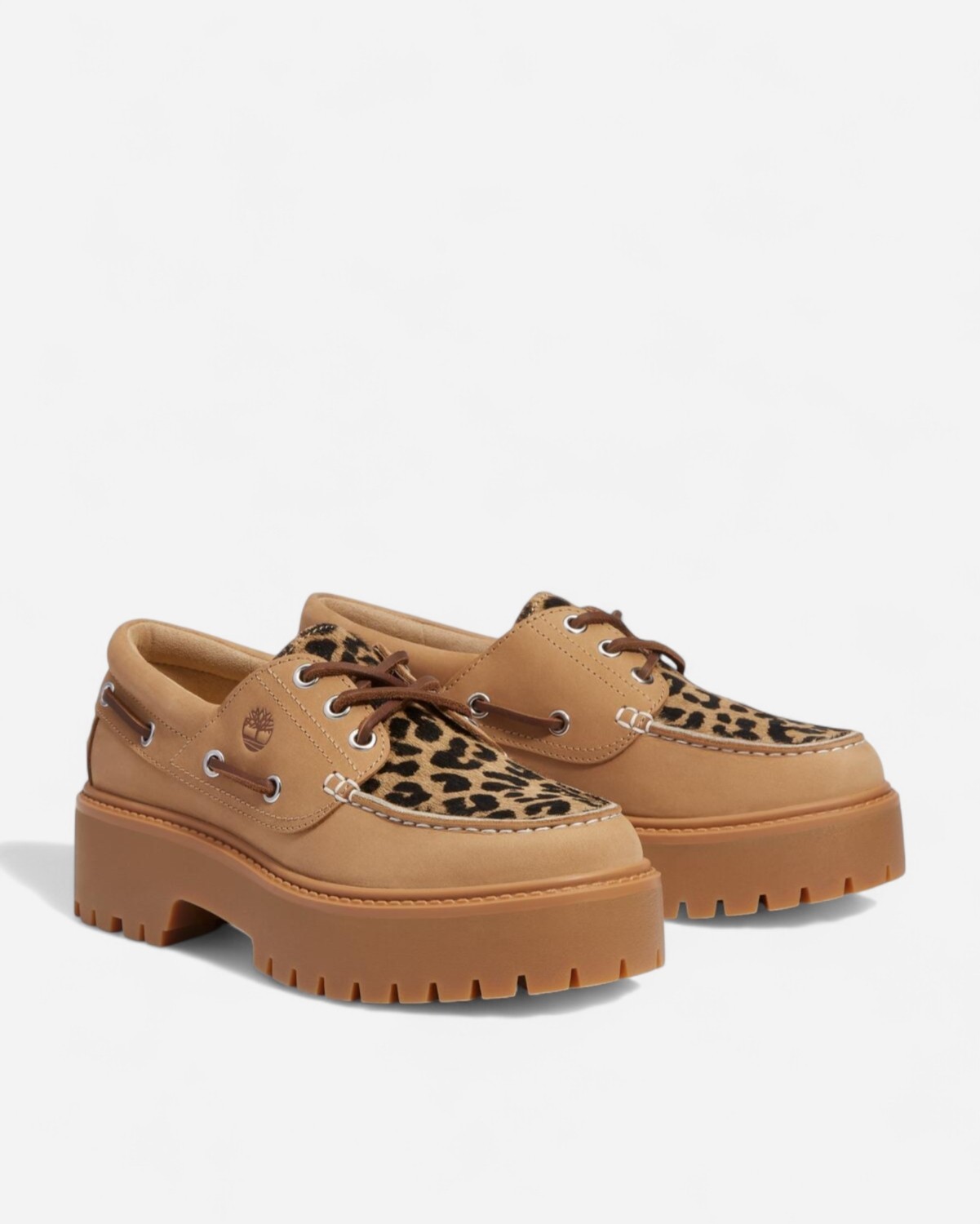 Timberland STONE STREET BOAT SHOE Kadın Medium Beige Nubuck Tekne Ayakkabısı TB0A2GVFEN31 görsel 3