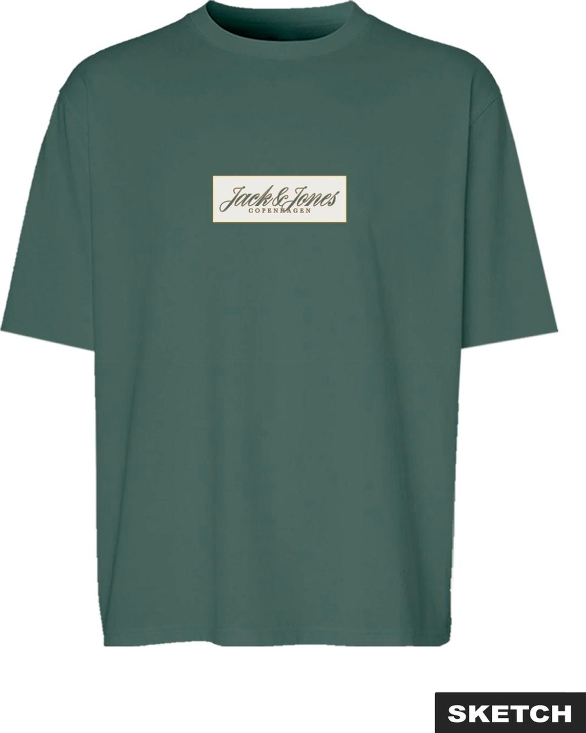 Jack & Jones Erkek Gögüs Baskili Kisa Kollu Tisört - Norrebro
