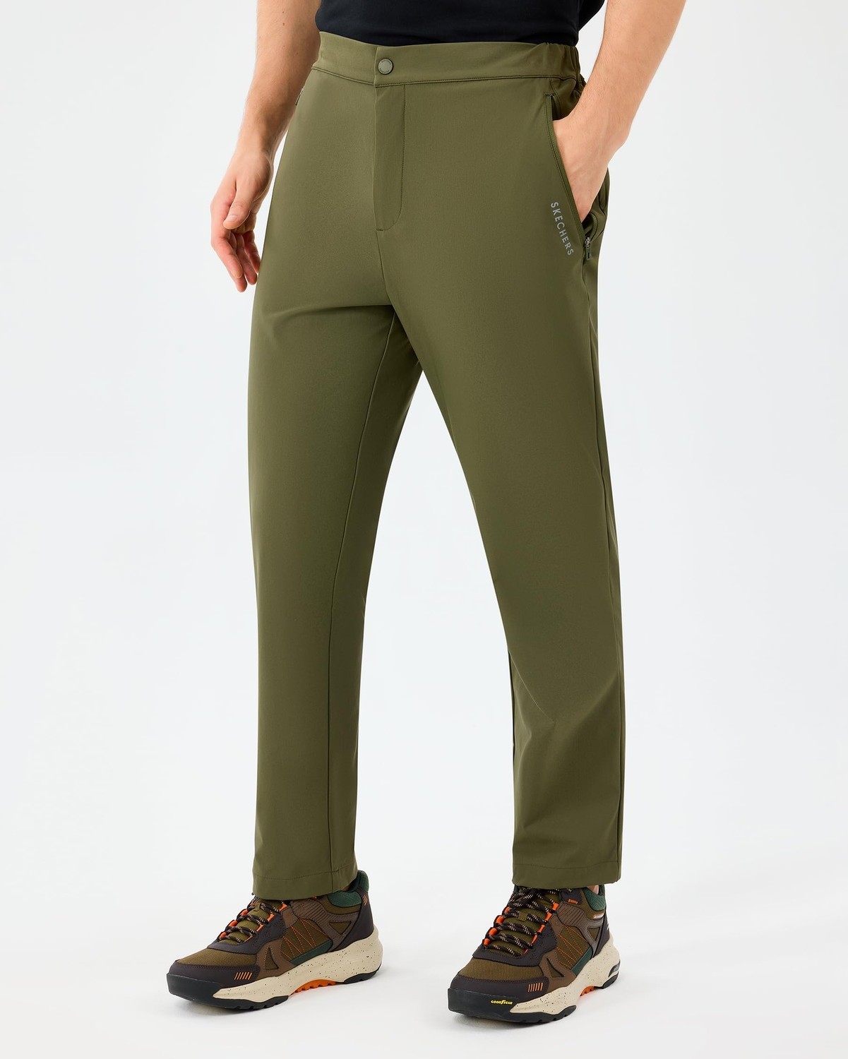 Die Grup M Coated Slim Pant Haki görsel 2