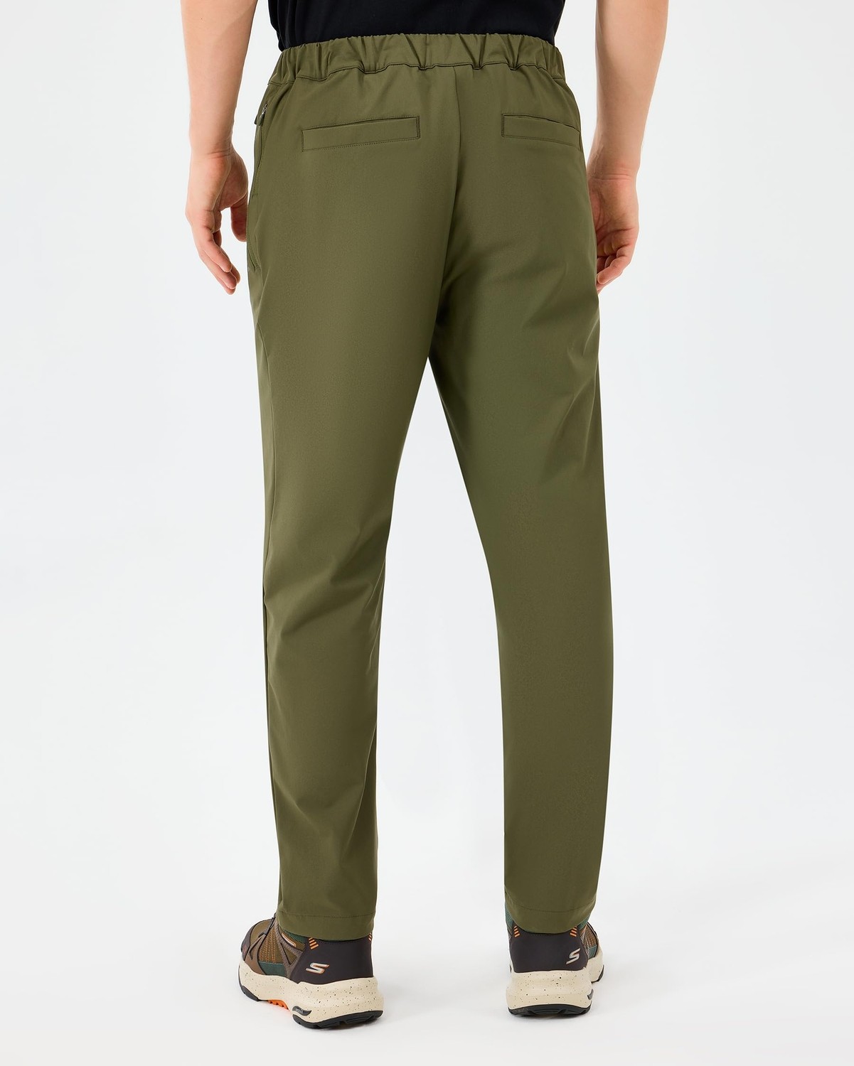 Die Grup M Coated Slim Pant Haki görsel 3
