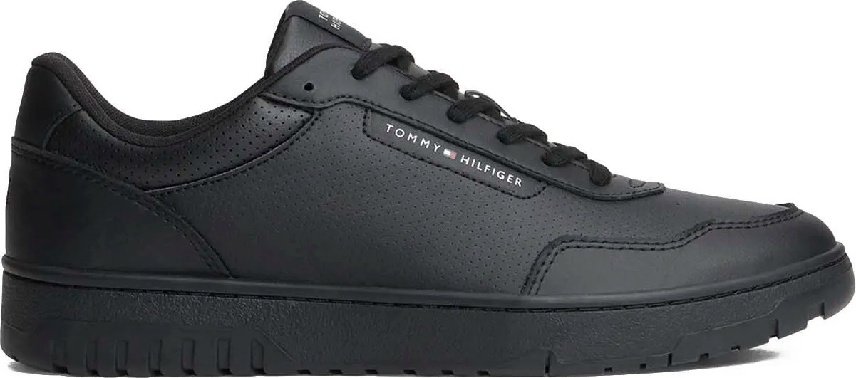 Tommy Hilfiger Siyah Erkek Sneaker Th Basket Core Lıte Ess