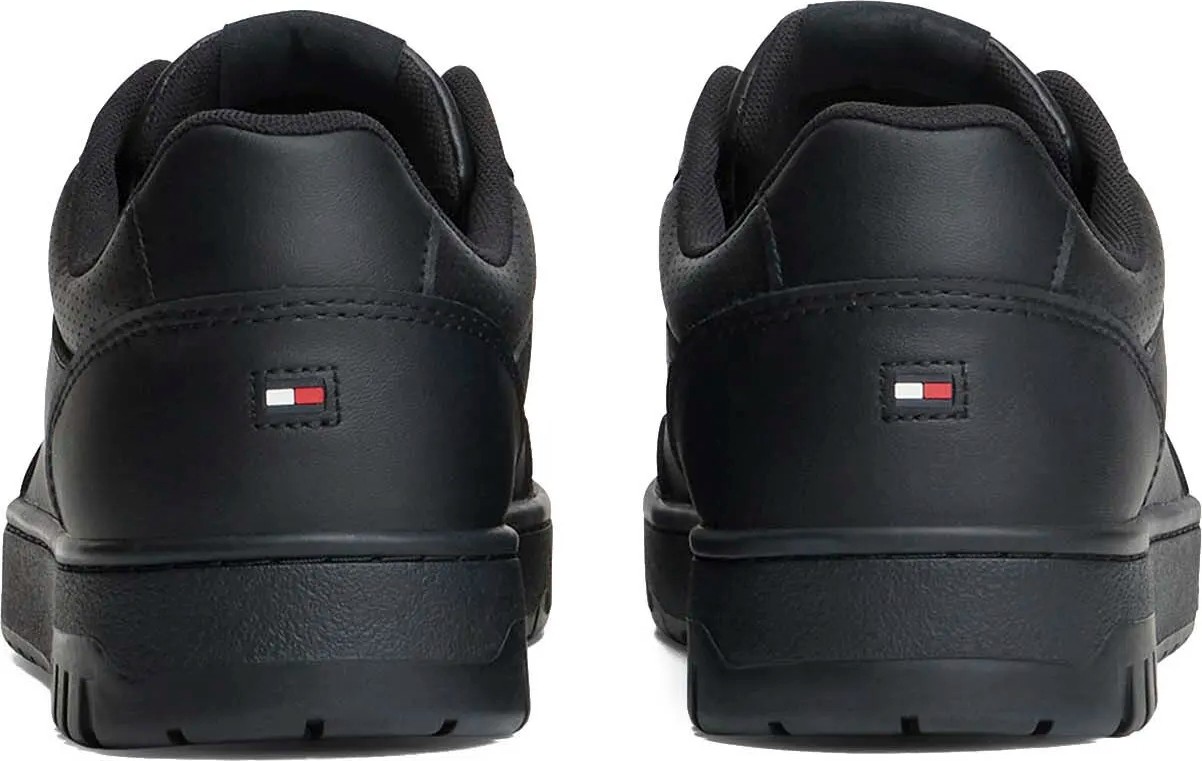Tommy Hilfiger Siyah Erkek Sneaker Th Basket Core Lıte Ess görsel 3