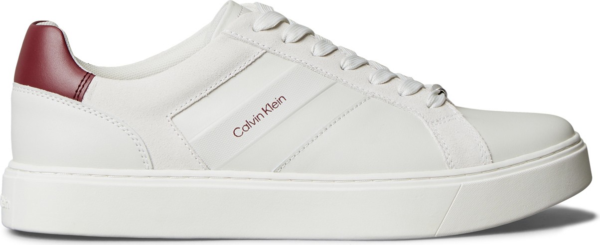 Calvin Klein Beyaz Erkek Günlük Ayakkabı Classıc Cupsole Laceup Tape Lth