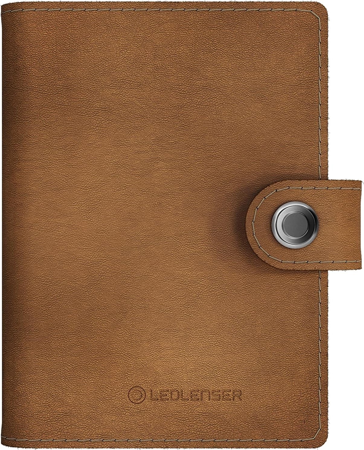Happy Trend Ledlenser Lite Wallet Plus, Caramel, Powerbankli ve Fenerli Cüzdan