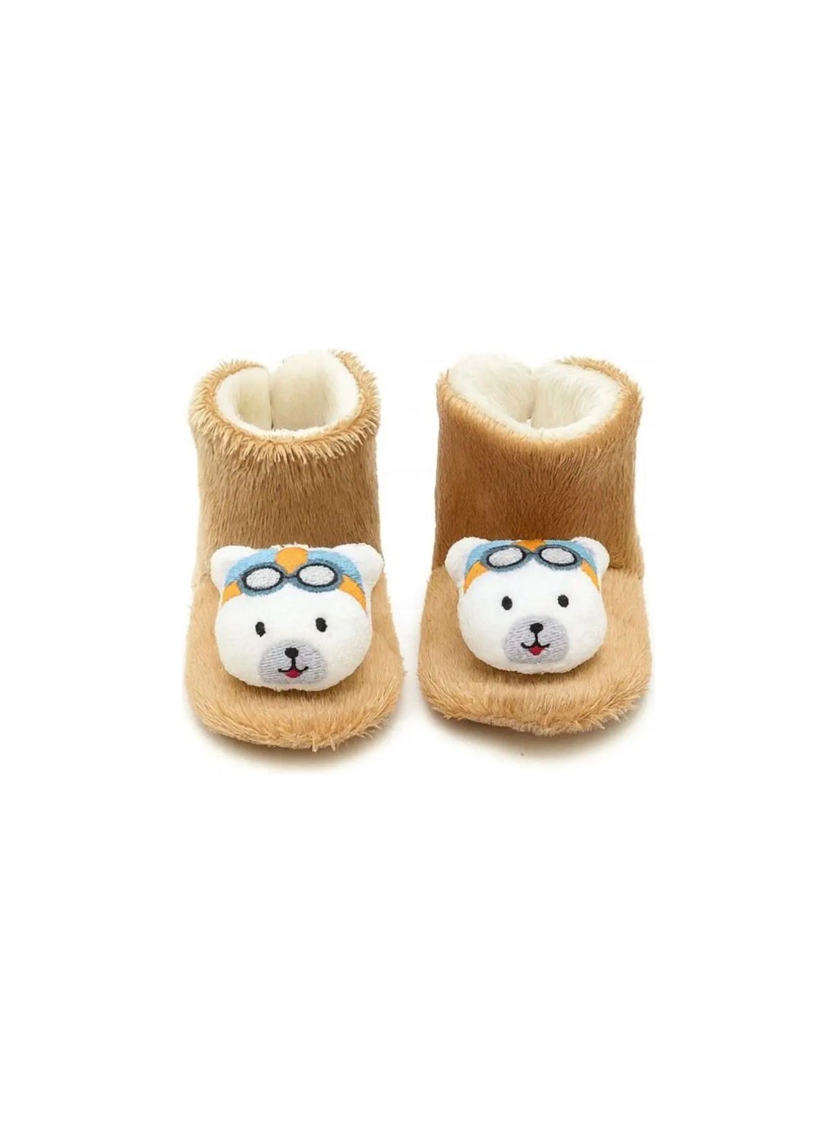 Minissa Baby Kids Ev Botu-Panduf Kaymaz Taban Peluş Kafalı Unisex görsel 7
