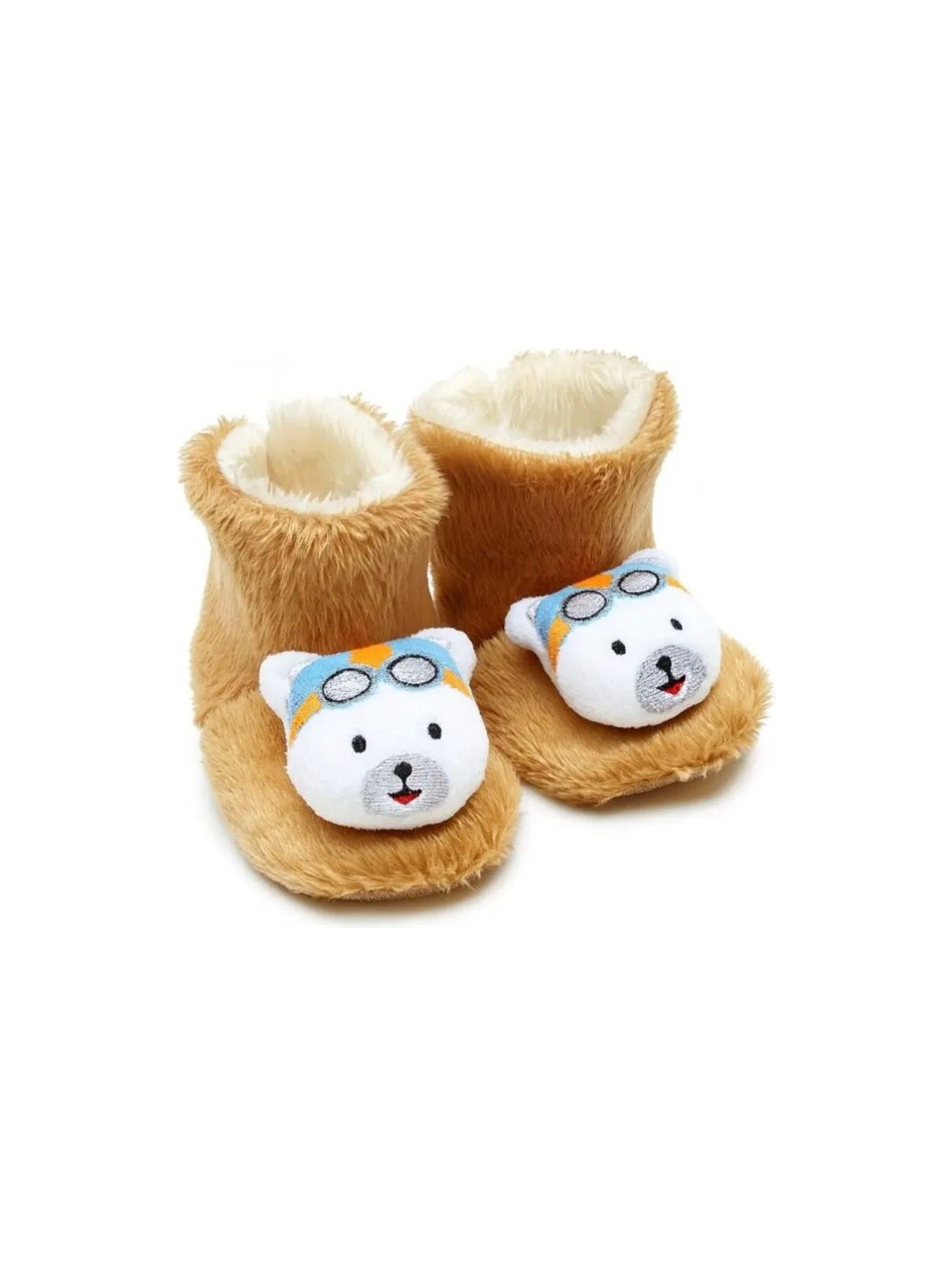Minissa Baby Kids Ev Botu-Panduf Kaymaz Taban Peluş Kafalı Unisex görsel 8