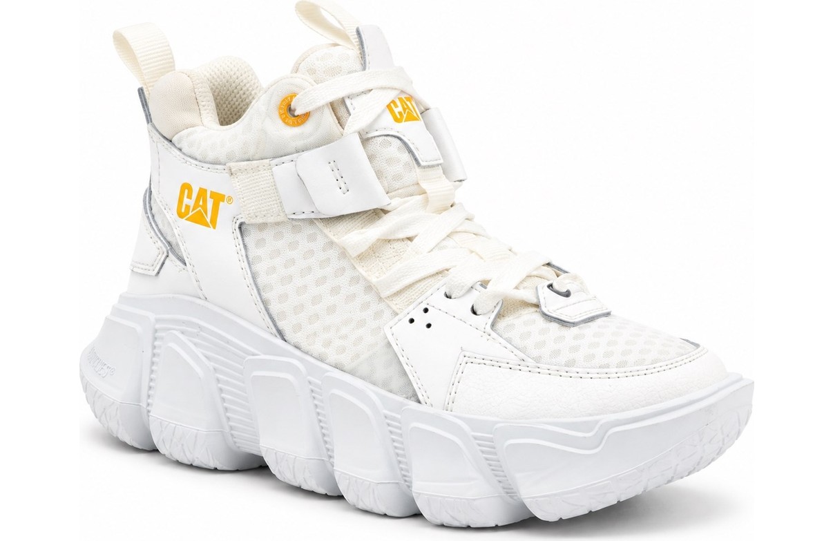 Caterpillar Imposter Hı Mesh Kadın Garson Günlük Bot Deri-Tekstil Bağcıklı Kalın Taban görsel 2