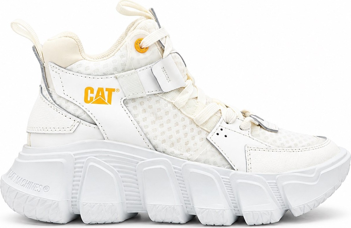 Caterpillar Imposter Hı Mesh Kadın Garson Günlük Bot Deri-Tekstil Bağcıklı Kalın Taban