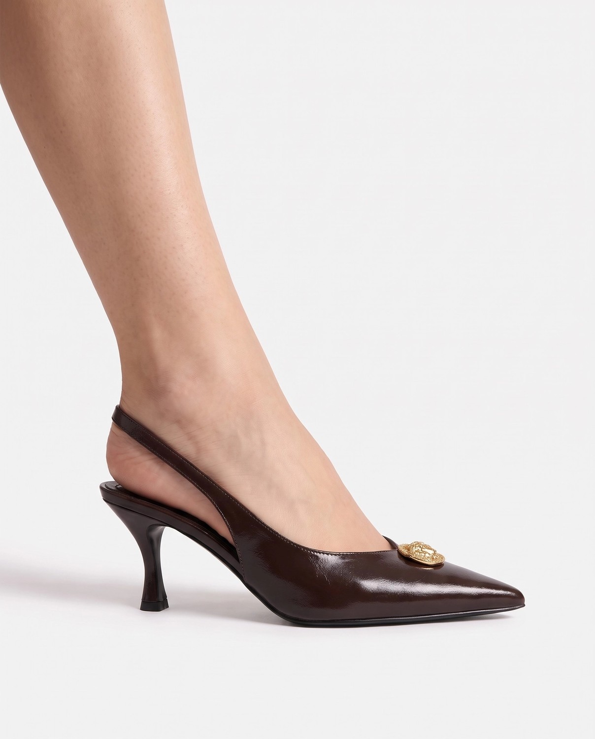 Tibu Camilla Acı Kahve Rustik Stiletto görsel 2