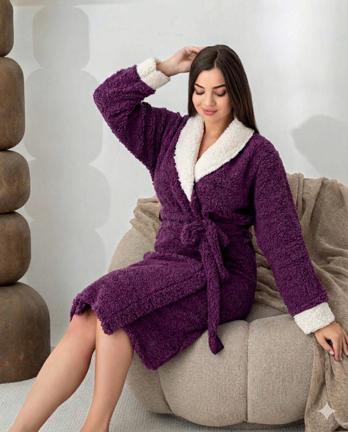 Yelena Boyraz 0041 Kadın Sharpi Welsolf Sabahlık