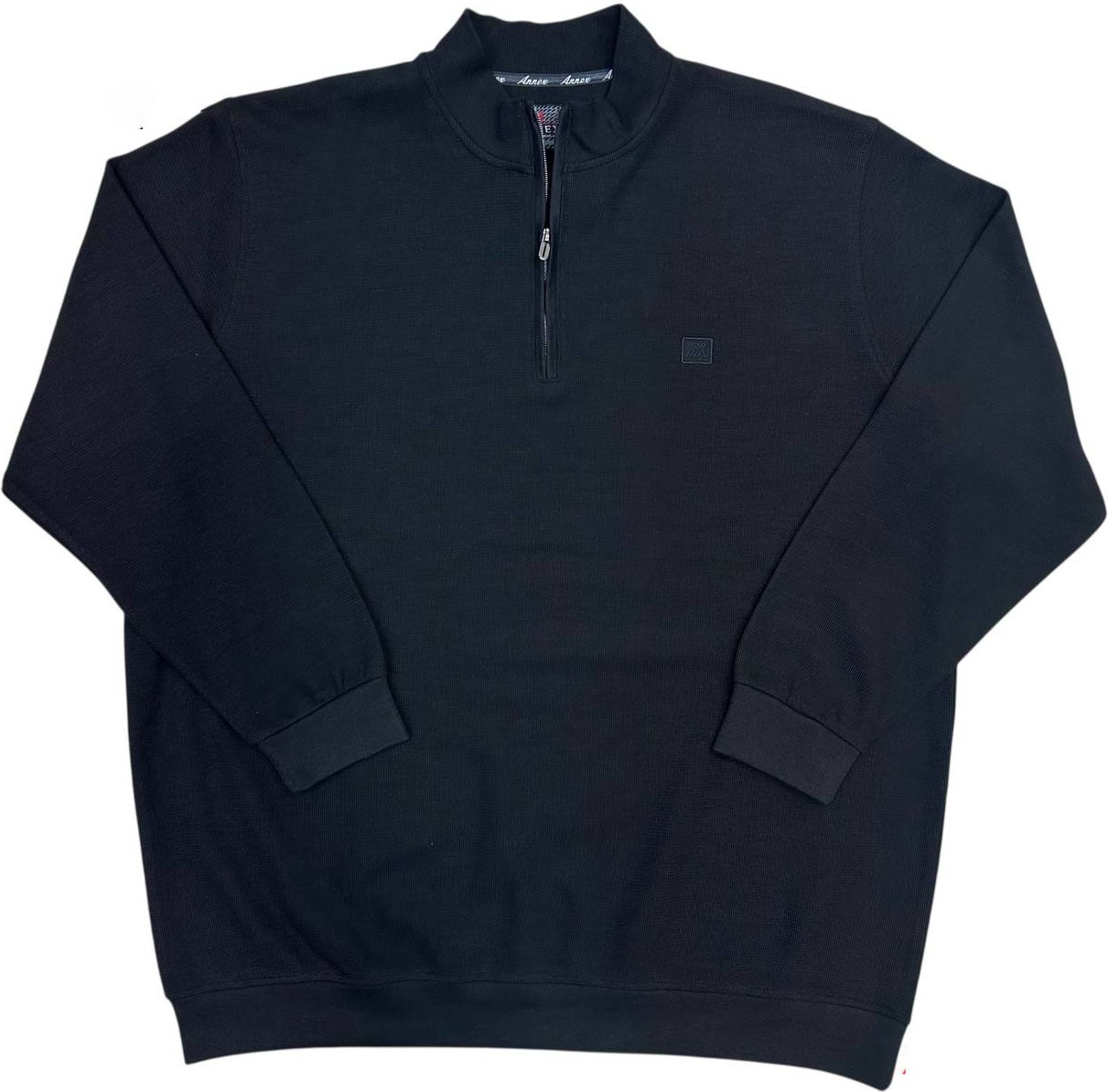 Annex Büyük Beden Erkek Fermuarlı Sweatshirt Ekstra Battal