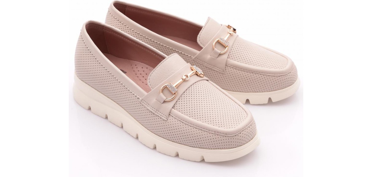 DGN 6095-1 Kadin Aksesuarli Loafer Ayakkabi görsel 2