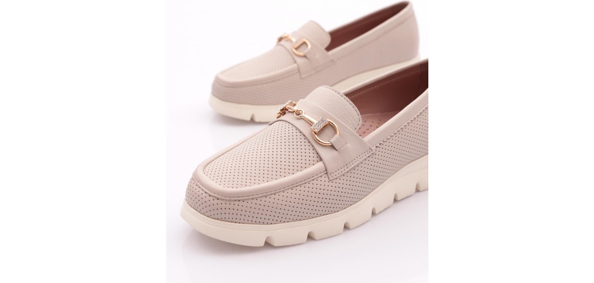 DGN 6095-1 Kadin Aksesuarli Loafer Ayakkabi görsel 4