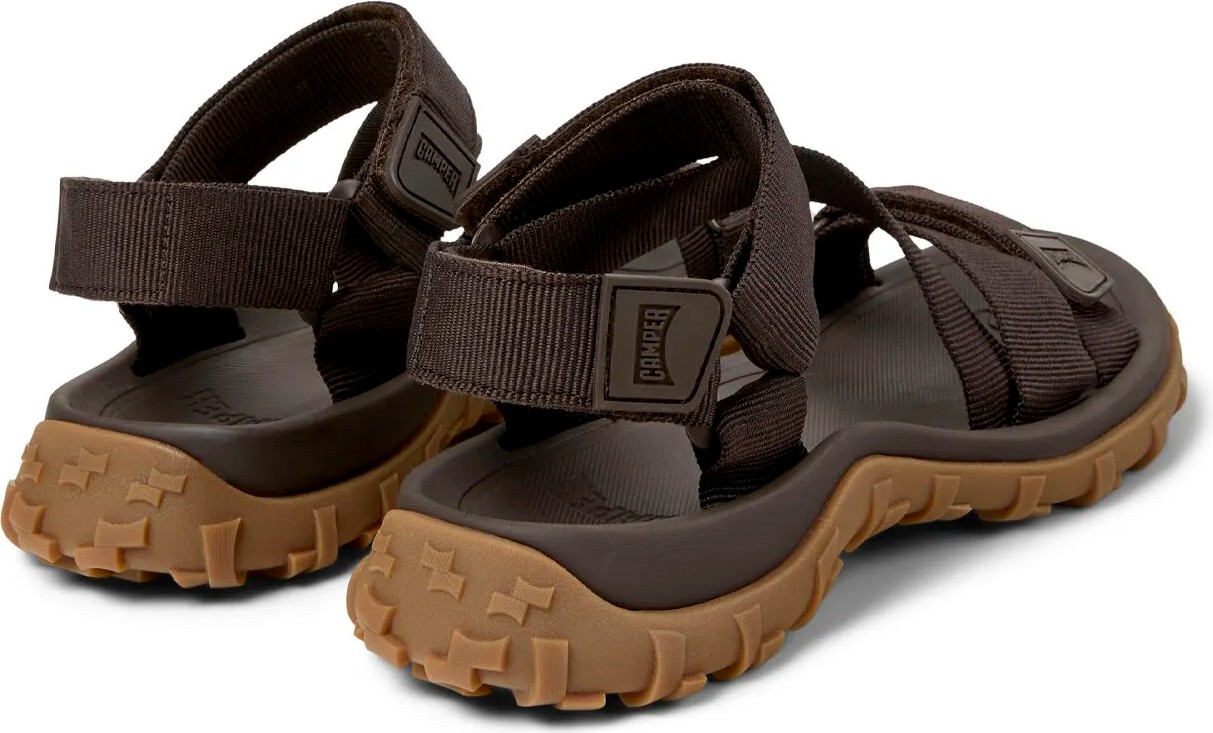 Camper %100 Geri Dönüştürülmüş Polyester Koyu Kahve Erkek Sandalet Drift Trail Sandal görsel 2