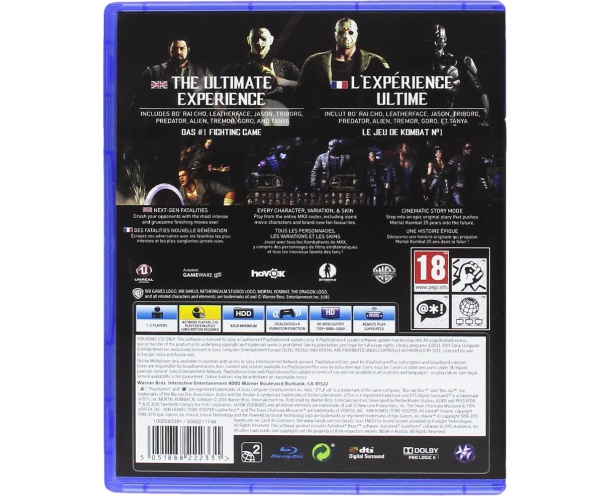 Resim Mortal Kombat Xl Ps4 Oyun 