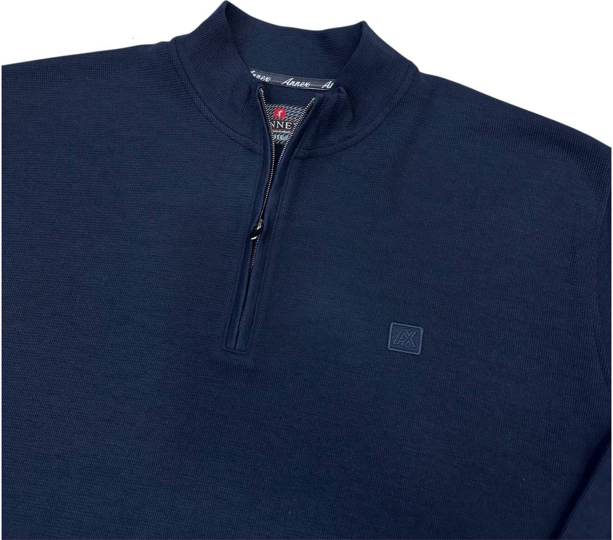 Annex Büyük Beden Erkek Fermuarlı Sweatshirt Ekstra Battal görsel 7