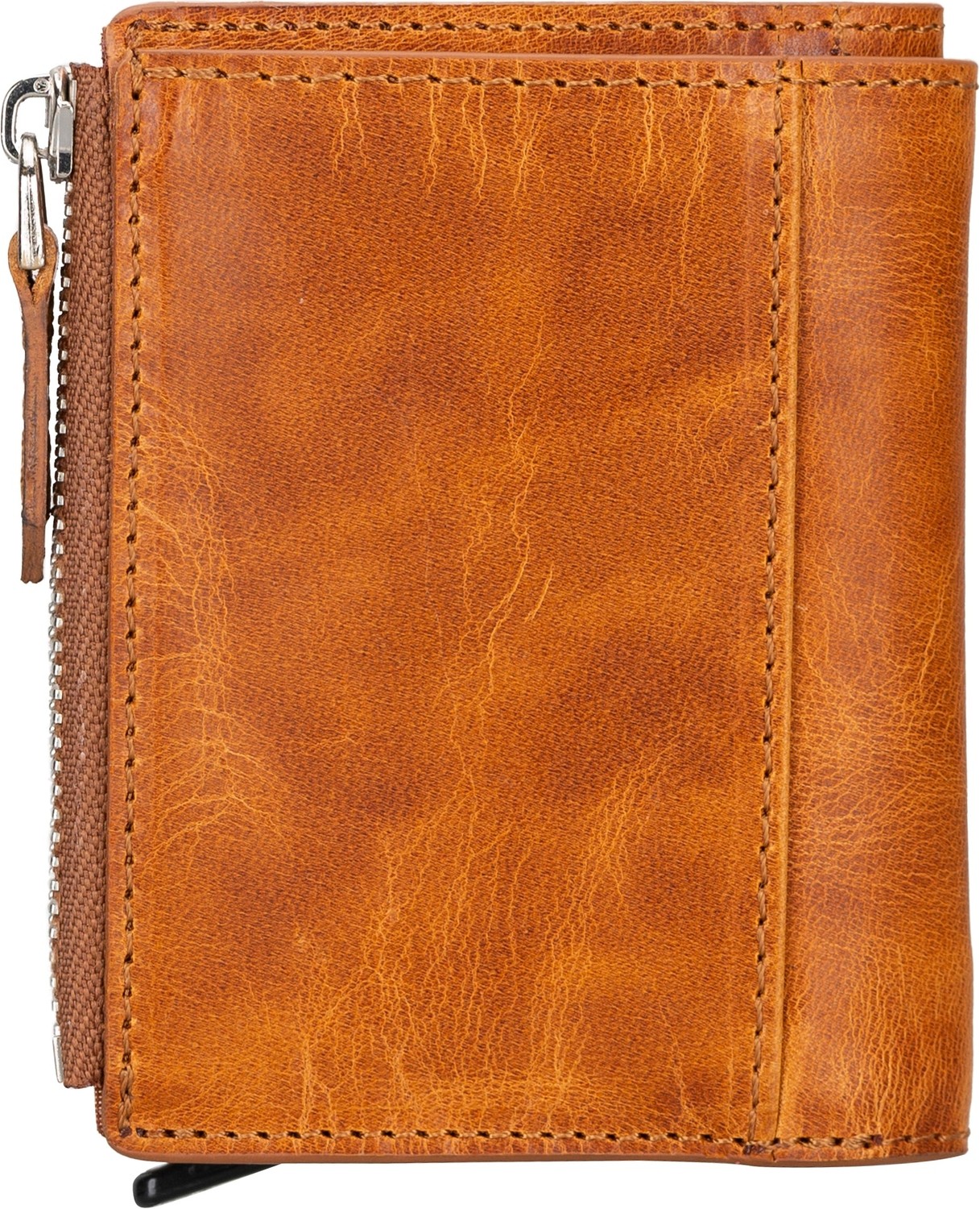 BloominBag Siena Mocha Sand Mekanizmalı Deri Cüzdan & Kartlık (Rfıd Korumalı)