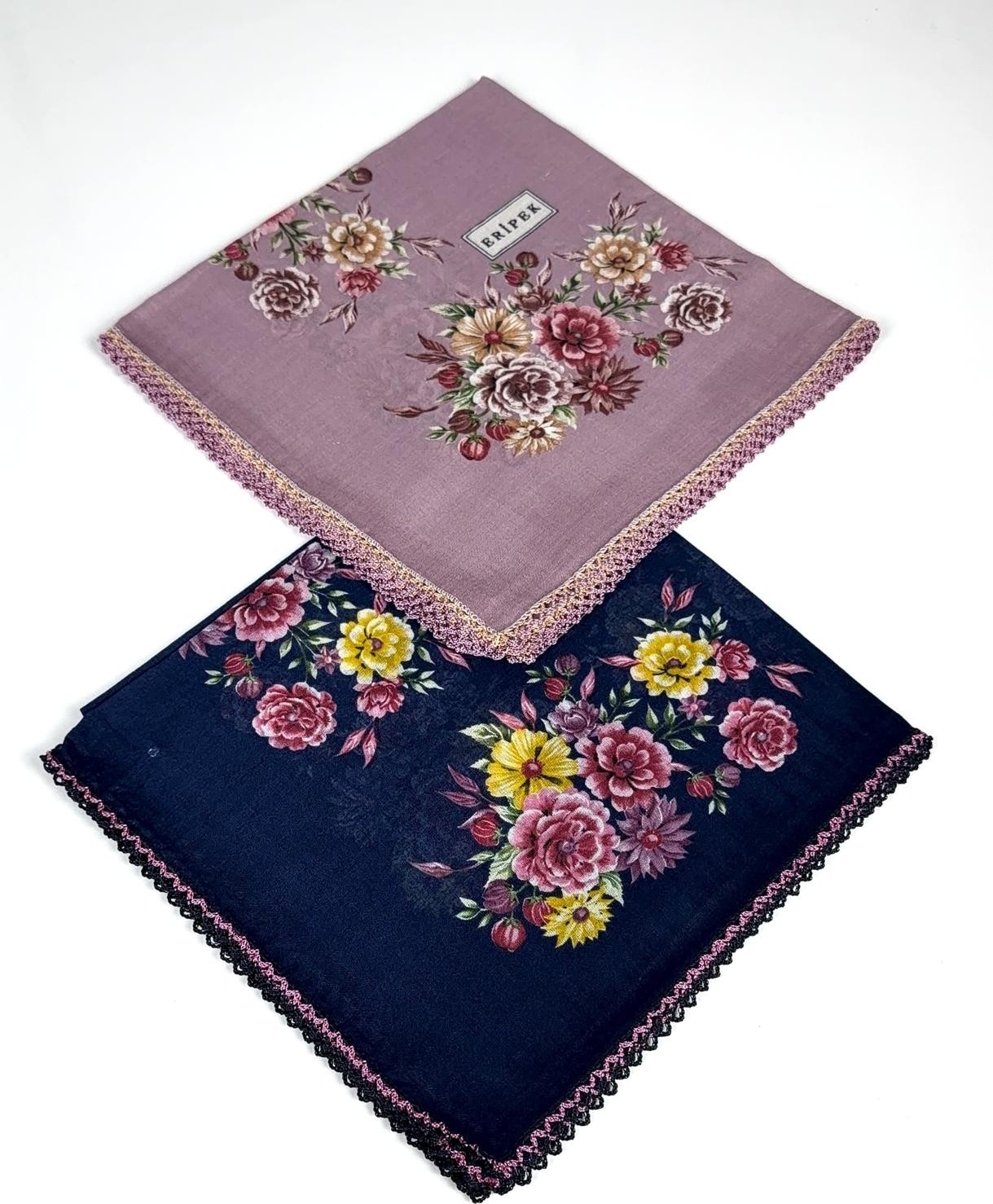 Eripek 2\'li Paket Oyalı Pamuk Yazma 6594-02 görsel 5