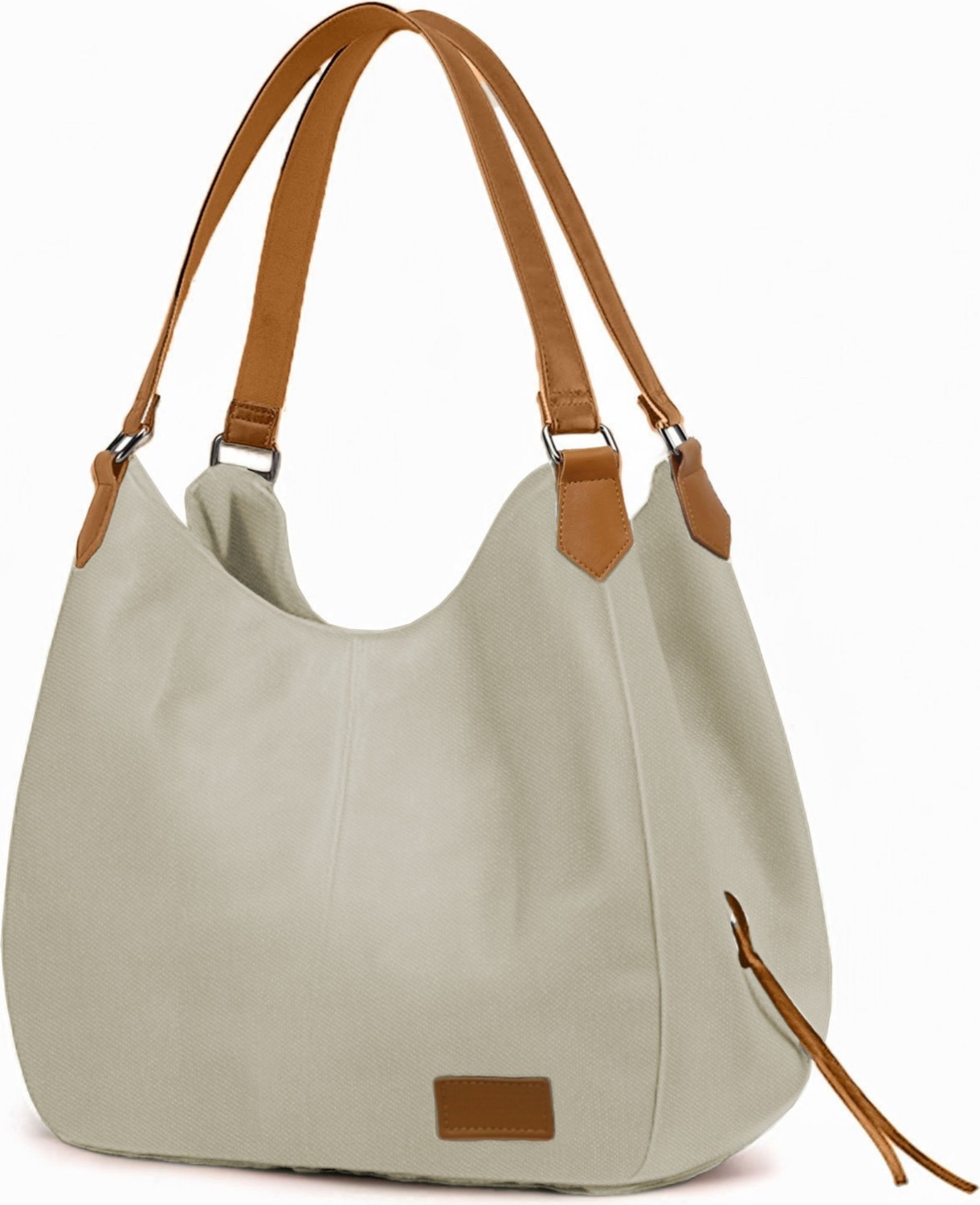 Cappadocia Vintage Myra Kadın Pu Deri Günlük Omuz Çantası Üç Bölmeli Hobo Tote El Çantası