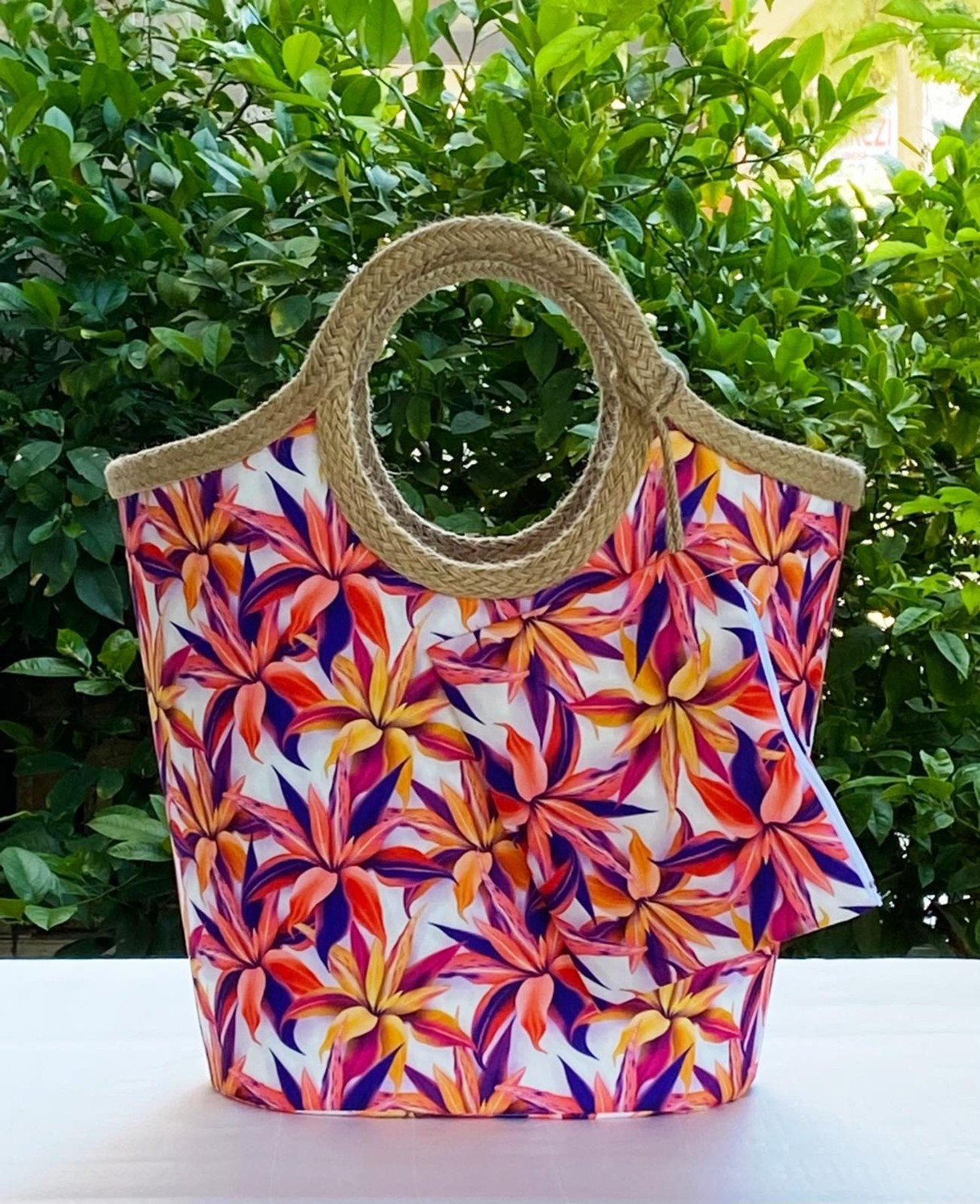 Çanta Tasarımcısı Plaj Bags Plaj Çantası Rengarenk Çiçekler