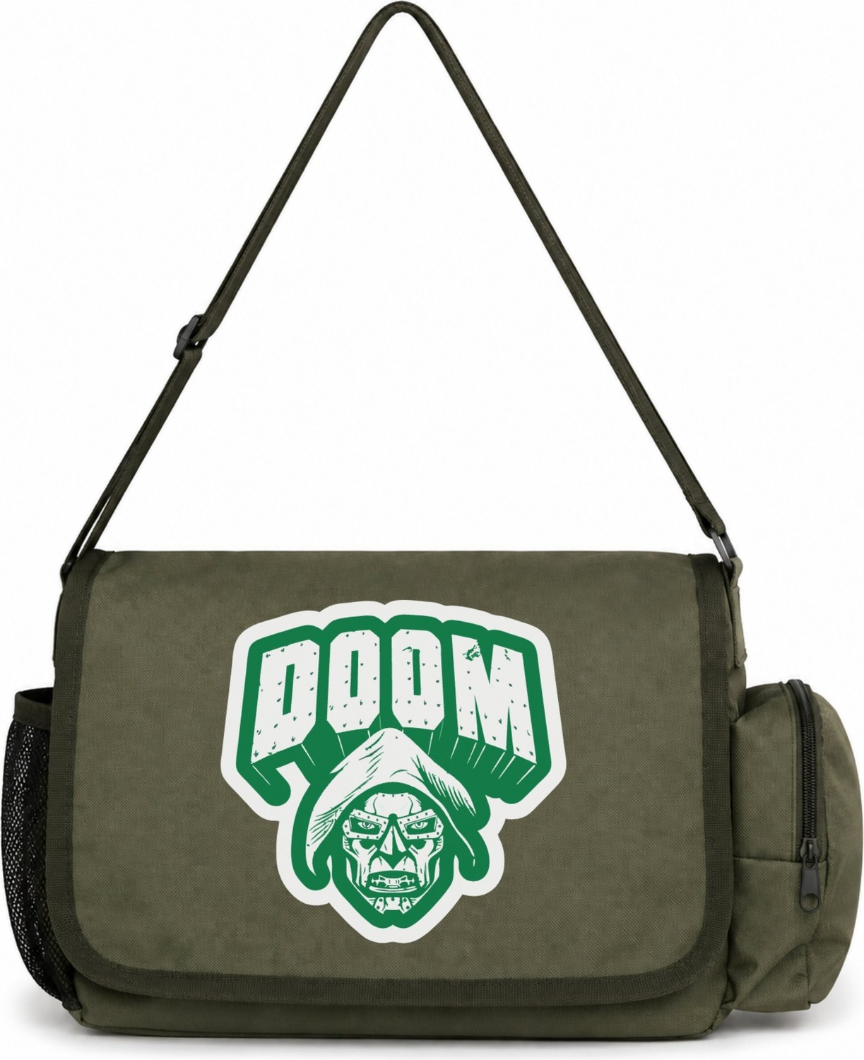 Sevbano Doctor Doomsday Avengers Film Kahramanı Baskılı Unisex Okul, Spor, Ofis Çok Amaçlı Postacı Çantası