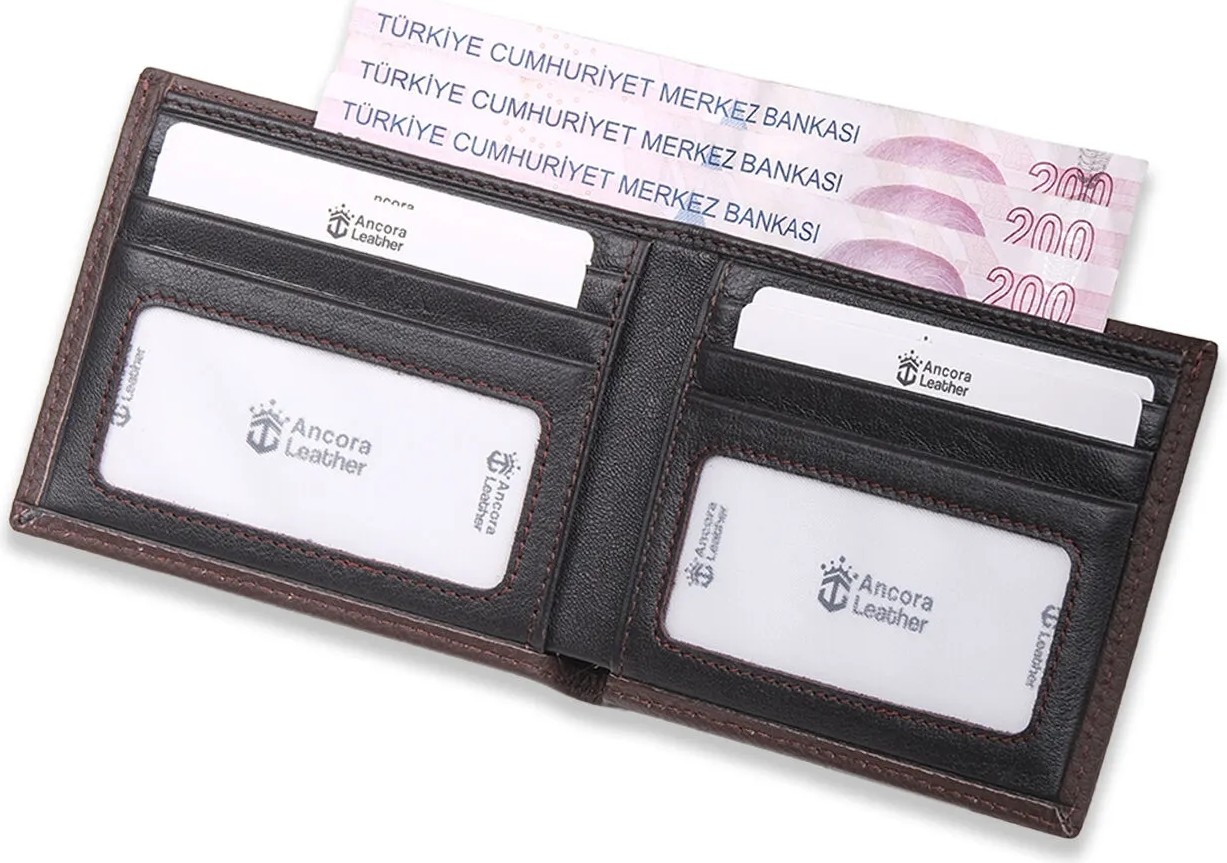 Ancora Leather Hakiki Deri Erkek CÜZDAN-26502 görsel 2