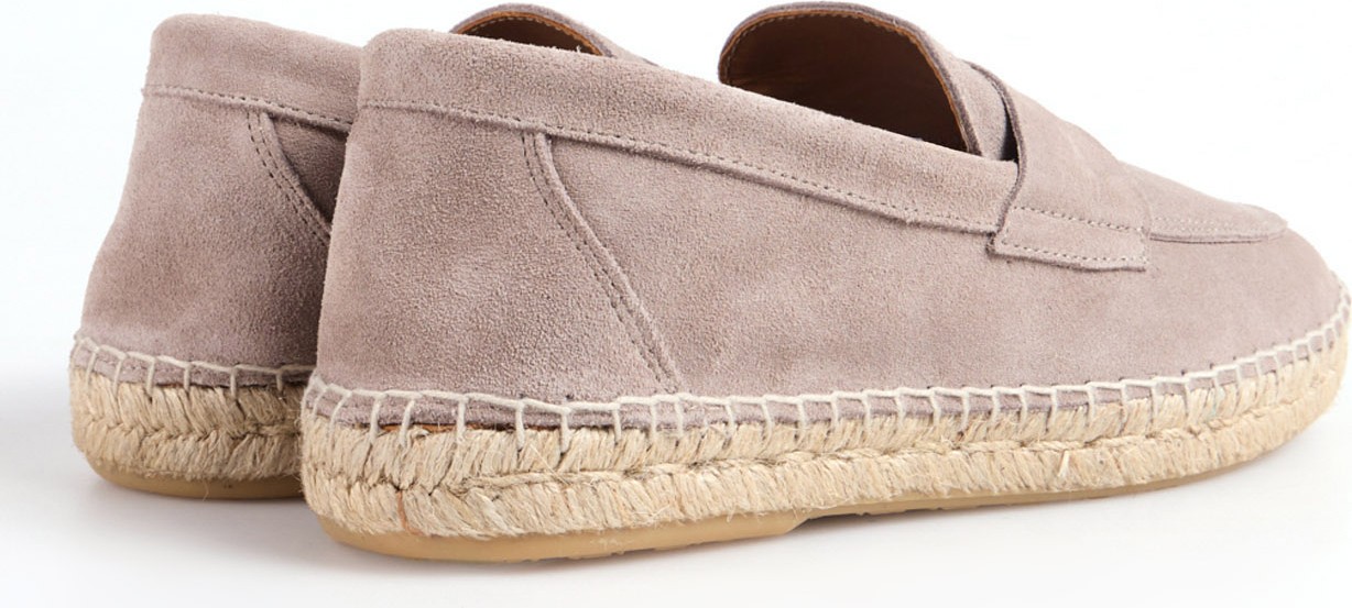 Abarca Deri Bej Erkek Espadril Mocasın görsel 3