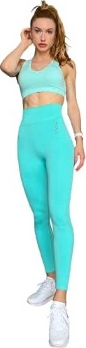 Seamless Toparlayıcı Mint Spor Tayt
