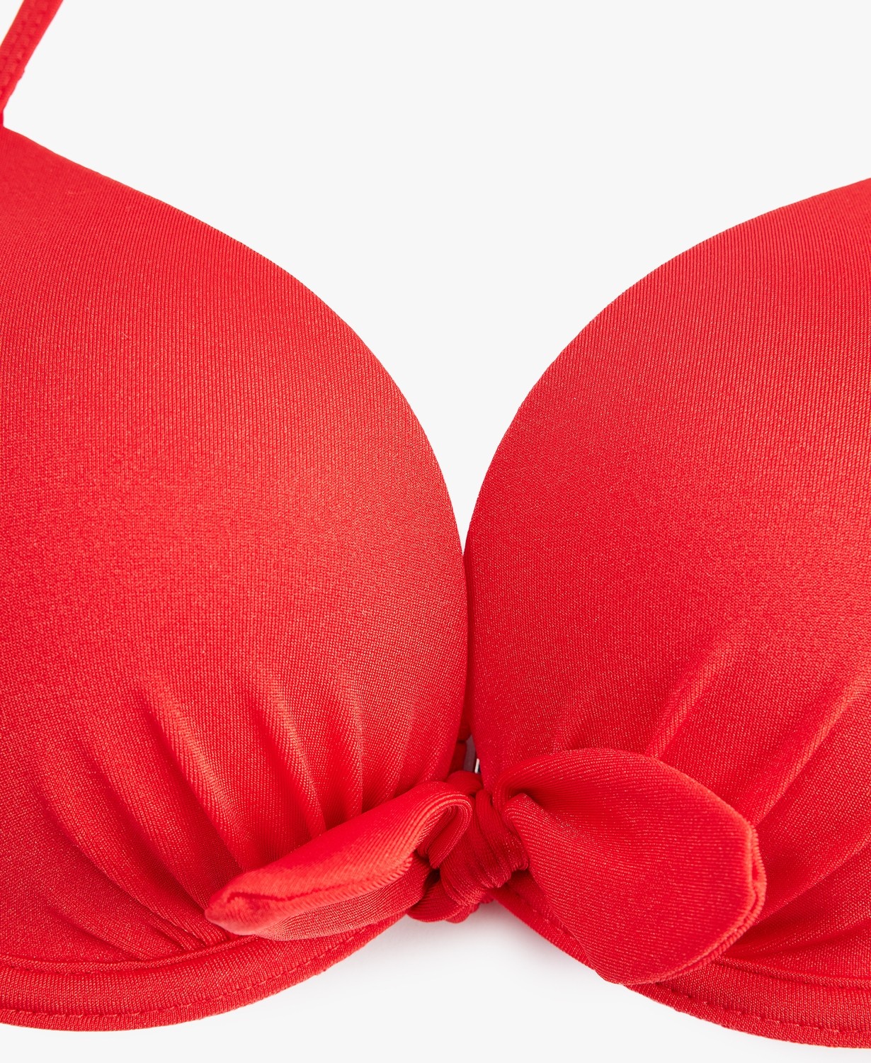 Koton Kalp Yaka Fiyonklu Push-Up Bikini Üstü görsel 3