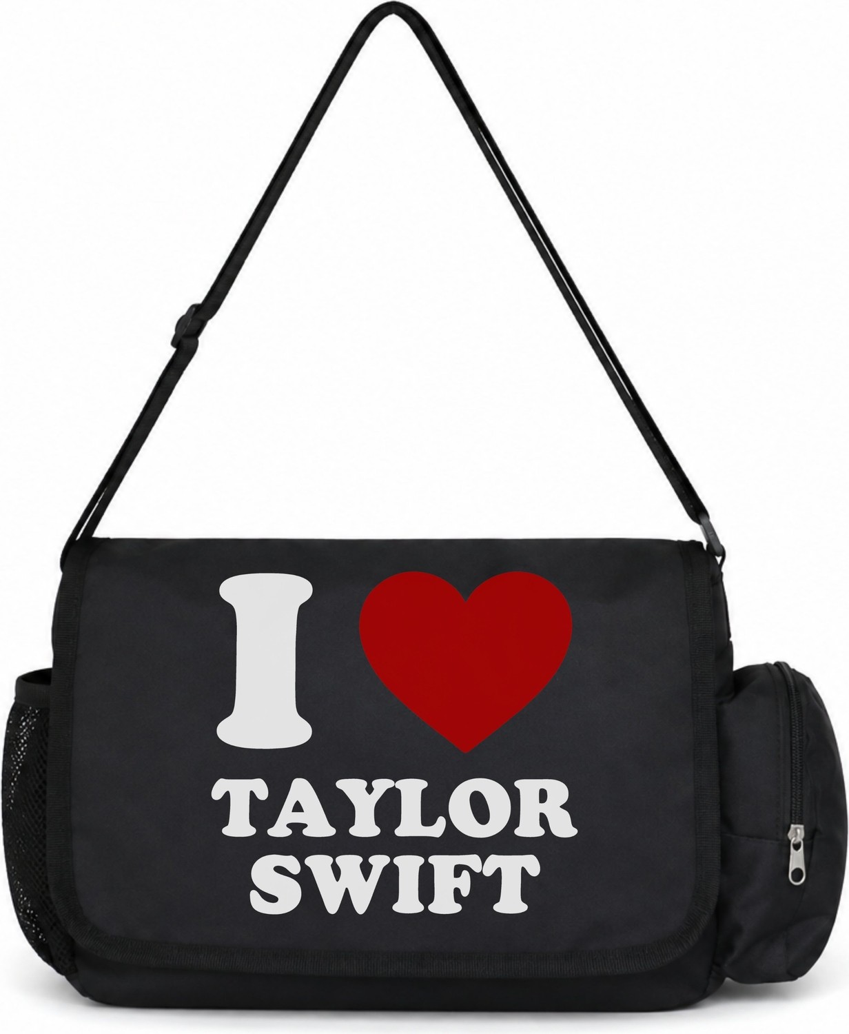 Sevbano Taylor Swift Şarkıcı Baskılı Unisex Okul, Spor, Ofis Çok Amaçlı Postacı Çantası